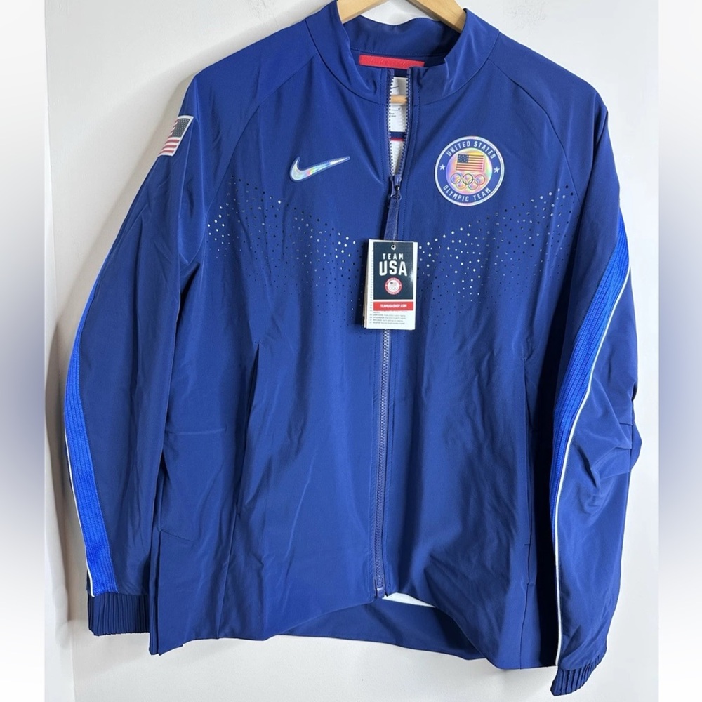 Team USA Nike Olympics Podium Jacket and Pants Set Women's Medium Paris 2024